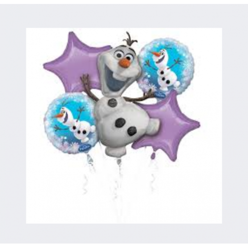 BALLOON FROZEN OLAF BOUQUET 5PCS BALLOON FROZEN OLAF BOUQUET 5PCS